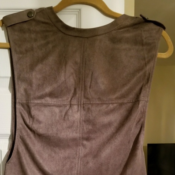 Rehab sideless faux suede bodysuit.. - Picture 2 of 4